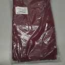 Lann's Linens - 1 Dozen 20" Oversized Cloth Dinner Table Napkins - Machine Washable Restaurant/Wedding/Hotel Polyester Fabric - Burgundy