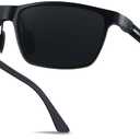 Carbon Fiber Sunglasses for Men Polarized Ultralight Classic Square Sun Glasses Driving Fishing Golf