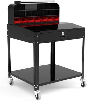 FSE 373-DTWS002 Shop Desk with Pigeonhole Bin Unit : Office Products