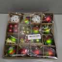 46 pcs Christmas Ornaments, Christmas Tree Ornaments,Christmas Tree Decoration Ornaments Xmas Ball for Xmas Holiday Wreath Garland, Red and Green