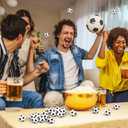 Hxezoc Mini Soccer Stress Balls 20 Packs Soccer Foam Sports Balls Small Squeeze Anxiety Bulk Toy Ball for Kids Soccer Birthday Party, School Carnival Party Supplies