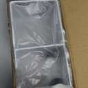 Desk Organizer with Clip, Cup, Pencil, Phone Holders & Beverage Storage for Office, School, Home (White + Gold)