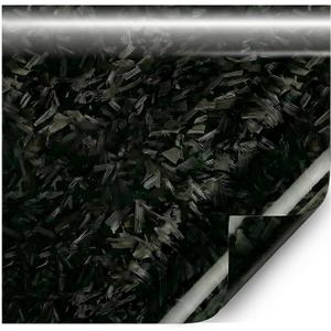 Forged Gloss Carbon Fiber Black 6ft x 5ft Carbon Fiber Vinyl Wrap