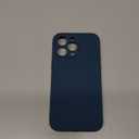 Miracase Designed for iPhone 14 Pro Max Phone Case with Screen Protector,[Upgraded Enhanced Camera Protection],Shockproof Liquid Silicone Case with Microfiber Lining,6.7 inch, Glass Blue