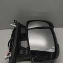 Left Driver Side Mirror Compatible with 2014-2025 Ram Promaster 1500/2500/3500 with Power Glass Heated with Temperature Sensor turn signal light manual folding Replace 5VE99JXWAD (8+2Pins)