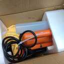 VTG VOGTEN 4.5 CFM AC Vacuum Pump and Gauge Set,for Mini Split/HVAC/Auto Systems,Manifold Gauge Kit Compatible with R134a R12 R22 R502,Includes 2 R134a Can Taps,R410a Adapters