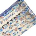 TIAMECH 6 Rolls Plants Symphony PET Tapes - Orchestra Echo Romance Design, Decorative Tape Stickers for Scrapbooking & Journaling, Junk Journal Supplies, and Ephemera