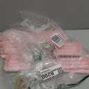 Foldable Drying Rack Clothing, 3-Tier Portable Clothes Drying Racks for Indoor & Outdoor, Anti-Rust Compact Laundry Rack Collapsible, Pink 28" D x 10" W x 35" H