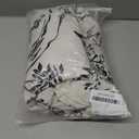 FUANGUI 2 Piece Chair Covers Stretch Arm Covers Chair Couch Covers, Armchair Slipcover with Separate Chair Cushion Cover, Floral Washable Chair Protector for Living Room (Armchair, Ink Pattern) (Small)