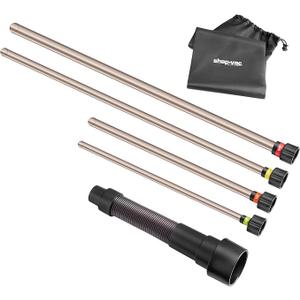 Shop-Vac Long Reach Flexible Micro Hose Set, with Universal Fit Adapter
Shop Vac Attachments, Fit 1-1/4”, 1-1/2”, 1-7/8”, 2-1/2” Vacuum Hose, Ideal for Tight Spaces, Crevice Corners & Dryer Vent