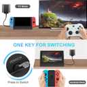 TV Dock Station for Switch, Replacement for Official Dock Set. Supports 4K HDMI Output with 15V/2.6A Power Adapter and HDMI Cable