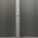 Joydeco White Fabric Mini Blinds 35 Inch Wide Cordless Black Out Roller Shades for Sliding Glass Door Bedroom Home Window Darkening (35x 75)