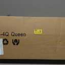 EMODA 4 Inch Box Spring for Queen Bed, 3000 lbs Heavy Duty Metal Mattress Foundation Bed Bas with Fabric Cover, Easy Assembly