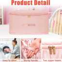 4 x Ultra Space Saving Self Compression Organizer,Comforter Storage Bag,Self Compression Dorm Moving Organizer Bags for Clothes,Comforters,Duvets,Blankets,Bedding Storage (Pink,X-L-52 * 42 * 60cm)