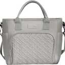 CECOBAG Insulated Lunch Bag for Men Women, Large Leakproof Cooler Bag with Removable Strap, Lunch Box, Reusable Adult Lunch Tote for Work, Picnic and Travel - Grey