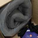 MAXYOYO 6" Extra Thick Japanese Floor Mattress Futon Mattress, Foldable Tatami Pad for Adults, Roll Up Floor Bed for Guest Room Bedroom RV, Dark Grey, Queen