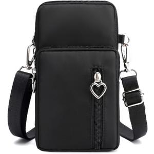 JANKS Small Crossbody Bag for Women - Mini Phone Purses with Crossbody Strap and Wallet - Nylon Arm Bag
