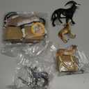 African Jungle Wild Animals Toy Antelopes Figure Realistic Plastic Figurine Gifts for Kids, Cake Topper, Playset Lot 5-Piece