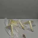 6 inch/15cm Brushed Gold Metal Furniture Legs Set of 4, Modern Style Furniture Legs, DIY Replacement for TV Stand, Sofa, Chair, Cabinet Cupboard