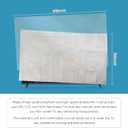 Foam Flat Screen TV Cover and Bubble TV Protective Cover Fits Up to 65''W x 36''H, Flat Screen TV Protection During House Moving,Home Renovation, or Storing (2-Foam and Bubble)