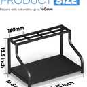 Ski Storage Rack for Garage  Freestanding Ski Holder for 4 Pair Skis, Boot, Helmet, Goggles, Indoor Snowboard Rack Organizer Stand for Home, Shed, Basement, Black