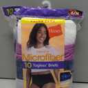 Hanes womens Microfiber Panties Pack, Moisture-wicking Stretch Underwear, 10-pack(6)