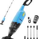 Hushlight Handheld Pool Vacuum Above Ground Pool, 18 GPM Powerful Suction