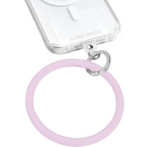 Case-Mate Phone Charm Bangle Bracelet - Detachable Wristlet Keychain for Women - Hands-Free iPhone Wrist Strap with Tether Tab - Key Ring Bracelet for Galaxy, Pixel and Phone Cases - Stardust