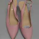 DREAM PAIRS Women's Kitten Heels Slingback Closed Pointed Toe Low Pumps Shoes Women Party Wedding Sexy Casual Dress Shoes, Size: 11, Pink