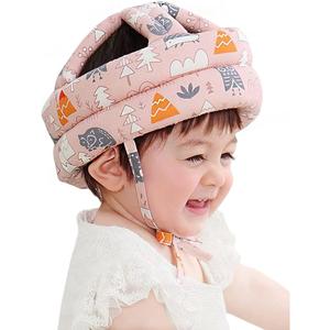 360° Anti-Collision Baby Helmet Head Protection Shockproof Protective Hat and 3 Pairs Baby Knee Pads for Crawling