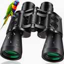 20x50 High Powered Binoculars for Adults, Clear Durable Binoculars for Bird Watching Sightseeing Wildlife Watching Travel Hunting Football Games Stargazing with Carrying Case & Strap
