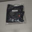 Women's Sexy Summer Mini Dress - Halter Deep V Neck Flowy Chiffon Bow Tie Backless Dresses for Club Party, Night Out (L)