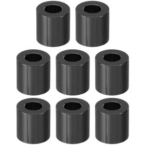 PATIKIL M8 Aluminum Spacer, 7 Pcs Metal Spacers Aluminum 8.2mm ID x 16mm OD x 16mm L Aluminum Spacer Screw Standoff Round for 1/3in or M8 Screw Bolts, Black
