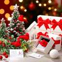 6 Sets Lucky Red Cardinal Bid with Card and Gift Box - Small Good Luck Charms Ornament Christmas Cardinals Decor, Memorial Sympathy Gifts for Women Men