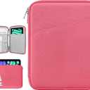Dadanism 8-9 Inch Tablet Sleeve Bag Carrying Case for iPad mini 7th/6th 8.3", iPad mini 7.9", Galaxy Tab A7 Lite/A9 8.7", Remarkable Paper Pro Move 7.3" 2025, Tab M8 8", Tab M9 9", Watermelon Pink
