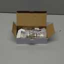 BESTTEN Keyed Entry Door Knob with Lock, Interior and Exterior Door Lock, Standard Ball, Satin Nickel