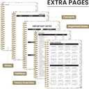 2026 Planner, Weekly and Monthly Planner for Women, January 2026 - December 2026, Hardcover 2026 Calendar Planner Book with Tabs, Inner Pocket, Spiral Bound, Perfect for Office Home School Supplies - A5 (6.3" x 8.5"), Herbs