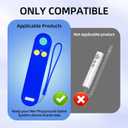 for Nex Playground Remote Case, Anti-Slip Shockproof Resistant Protective Cover Compatible with Nex Playground Remote, Nex Remote Case with Lanyard (Blue)