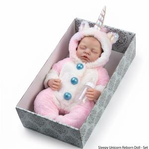 Reborn Baby Dolls 20 Inch Real Baby Dolls That Look Real, Full Body Vinyl Girl Doll in Fantasy Horn Outfit with Accessories, Gift for Girls Ages 3+, Pretend Play & Collectors
