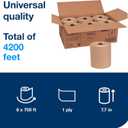 Tork Matic Paper Hand Towel Roll Natural H1, Universal, 100% Recycled Fiber, 6 Rolls x 700 ft, 290088