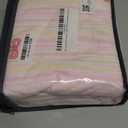 Kids Girls Pink Duvet Cover Full, 3 Piece Rainbow Striped Bedding Set, Cute Princess Bow & Stripes Design, 1 Duvet Cover and 2 Pillowcases, Ultra Soft Breathable Microfibre Reversible (Full(No Comforter))