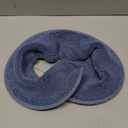 Warm-n-Comfy Soft Toilet Seat Cover - Plush, Thick Fabric Toilet Seat Warmer for Round & Elongated 14x18" Toilet Seats - Reusable, Machine-Washable, Easy-Install - Gift-Ready Packaging - Infinity Blue
