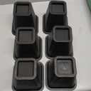 6 Inch Heavy Duty Bed Risers, Furniture Risers for Desk, Chair, Table or Sofa, Couch Lift Risers, Supports up to 2200 lbs per Leg(6 Pack Black)