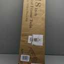 Yitong Angel 18 inch Twin Bed Frame with Rounded Corner Legs and Headboard Hole Mattress Slide Stopper 3500 LBS Heavy Duty Support Metal Platform,No Box Spring Needed, Noise Free, Easy Assembly