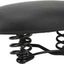 Noseless Bike Saddle for Men Women, Wide Shock Absorbing Bicycle Seat with Comfort Foam, Universal Fit for Mountain, Folding, Road, Exercise and Stationary Bikes