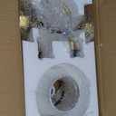 Set of Two Modern Wall Sconces Brass Frabic Wall Lights Contemporary Classic Wall Lamp for Bedside Hallway Vanity Stairway Fireplace Living Room, UL Listed, Off-White