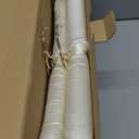 Premium Padded Hangers for Womens Clothing - Set of 12 Non-Slip Fabric Hangers for Sweaters, Dresses, Coats, Wedding & Bride Hanger, Ivory