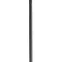 Globe Electric Harrow 1-Light Pendant, Gold Accent Socket, Shade 60312, 59.6", Matte Black with Clear Glass, Bulb Not Included
