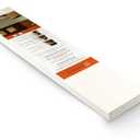 Accent Wall Panels - 3 Foot Reversible PVC Wall Panels for Interior Wall Decor, Easy to Install Wainscoting Panels for Wall Home Decor - Home Improvement White PVC Panels for Walls (6 Piece)