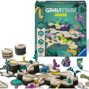 Ravensburger GraviTrax Junior Starter Set - My Jungle - Preschool Marble Run Game - Fun Building Experience - STEM-Friendly, Interactive Learning - MESH Accredited - Kids Age 3 and Older